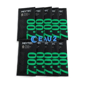 Pack de 10 solutions tampon pH7 liquide en sachet de 20ml Meytec