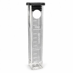 Cuvette carrée en verre pour comparateur et photomètre Lovibond 354243