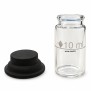 Cuvette ronde en verre avec bouchon noir PT555 pour photomètre Palintest Pooltest 3, 6, et modèle Lumiso