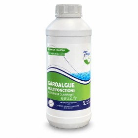 Anti-algues Garo-algue multifonction non moussant sans cuivre pour votre piscine bidon 1L