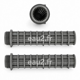 Lot de 2 Crépines 175 mm raccord 1" filtre Vesubio, Aster, Berlin Astralpool 4404300915
