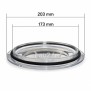 Couvercle transparent avec joint pour filtre Verona, Conrinto, Mediterraneo Astralpool 4404180000 dimensions