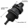 Clapet injection chlore, pH  raccord fileté 1/2" Microdos 11.100.450