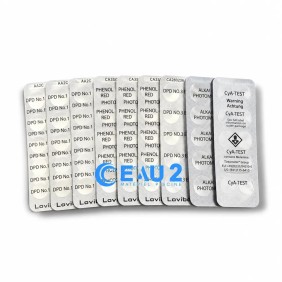 Lovibond Photomètre Pack pastilles DPD1, DPD3, pH, CYA, TAC pour Scuba II, Scuba 3S, Pooltester Bayrol