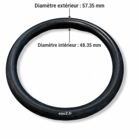 Joint torique raccord union ou vanne PVC Diamètre 50 CEPEX