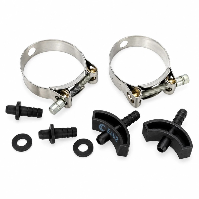 Raccords et colliers doseur chlore Dossi 3 en bypass Astralpool 4408010308