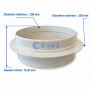 Dimensions Réhausse de skimmer pour skimmer 15L Astralpool 19919