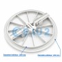 Dimensions Couvercle Rond Skimmer Prestige 24 cm couleur Blanc Astralpool 4402010509