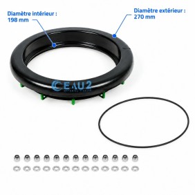 Bride de couvercle pour Filtre Vesubio Astralpool CE04260205-440426020