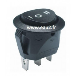 Interrupteur inverseur 3 positions pour coffret électrique piscine