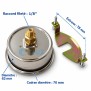 Dimensions Manomètre bain d'huile 3 bars raccord 1/8" pour Filtre à sable Praga Astralpool 4404170102
