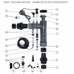 Joint Plat pour la cellule Electrode Sel Astralpool 4408060106