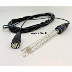 Sonde pH Syclope avec câble BNC pour Analyseur Hydro Syclope CAA2524 CAA1524