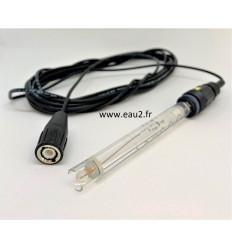 Sonde pH Syclope avec câble BNC pour Analyseur Hydro Syclope CAA2524 CAA1524